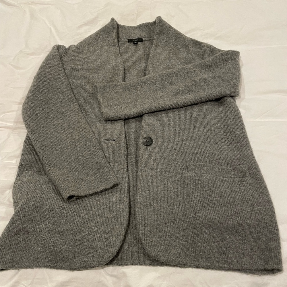 JCrew oversized sweater jacket